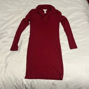 Short long sleeve dress